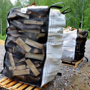 Nordforest Firewood Big Bag with Breathable Mesh Sides – 1000 kg
